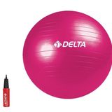 Delta Elite DS 9871 1 Fuşya 65 cm Pilates Egzersiz Topu Ve Top Pompası