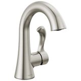 Delta Faucet Esato Tek Delikli Banyo Bataryası Fırçalanmış Nikel, Tek Kulplu Banyo Bataryası, Banyo Lavabo Bataryası, Tahliye Montajı Dahil, Spot Korumalı Fırçalanmış Nikel 15897LF-SP