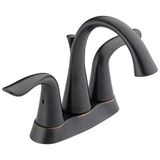 Delta Faucet Lahara Bronz Banyo Musluk Merkezi Set Banyo Musluk Elmas Seal Teknolojisi Metal Gider Montajı Venedik Bronz 2538-RBMPU-DST