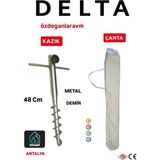 Delta Fırtına Şemsiye Kazıgı +Çantası - Gri