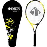 Delta Flame 27 İnç Yetişkin Tenis Raketi 275 gr Sarı Renk Kolay Taşıma Çantasıyla