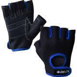 Delta Force Extra Ağırlık Body Dambıl Halter Fitness Eldiveni - Mavi - Siyah