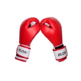 Delta Kırmızı Boks Eldiveni 6 OZ 45 Kg Altı Çocuk ve Gençler İçin Kick Boks, Muay Thai, Sparring Eldiven