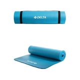 Delta Konfor Zemin Mavi 10 mm Taşıma Askılı Pilates Minderi Yoga Matı