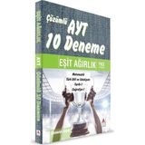 Delta Kültür Yayınevi Ayt Eşit Ağırlık Çözümlü 10 Deneme (Matematik-Türk Dili Ve Edebiyatı-Tarih 1- Coğrafya 1