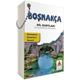 Delta Kültür Yayınevi Boşnakça Dil Kartları 100 Sayfa Normal Boy Konuşma Kılavuzu İle