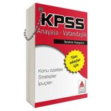 Delta Kültür Yayınevi Delta Kpss Anayasa-Vatandaşlık Strateji Kartları - Mart 2012