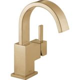Delta musluk 553LF-CZ Vero Single Centerset musluk bataryası banyo musluk, Şampanya bronz