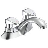 Delta musluk 86T1153 86T Two Handle Metering Slow-Close Lavatory musluk, krom by Delta musluk