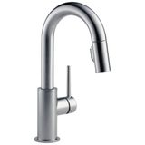 Delta musluk 9959-AR-DST Trinsic Single Handle bar/Prep musluk with manyetik Docking, Arctic paslanmaz by Delta musluk