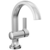 Delta Musluk Albion Tek Delikli Banyo Bataryası, Krom Tek Kolu Banyo Bataryası, Banyo Lavabo Bataryası, Metal Push Pop-Up Drenaj Grubu, 1.2 GPM Akış Hızı, Krom 15855LF