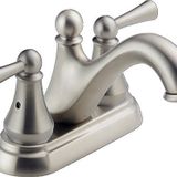 Delta musluk Haywood iki kulplu Center-Set WC musluk, 25999LF-SS