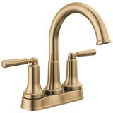 Delta Musluk Saylor Altın Banyo Bataryası, Banyo Lavabo Bataryası, Banyo Lavabosu için Centerset Banyo Bataryası, Elmas Mühür Teknolojisi, Metal Tahliye Meclisi, Şampanya Bronz 2535-CZMPU-DST