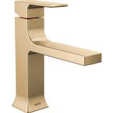 Delta Musluk Velum Tek Delikli Banyo Bataryası, Altın Banyo Lavabo Bataryası, Tek Kolu Banyo Bataryası, Banyo Bataryası, Şampanya Bronz 537-CZMPU-DST