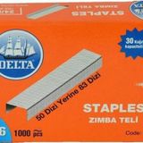 Delta No: 24/6 1552 Gri 83 Dizi 1000 Adet Zımba Teli