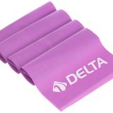 Delta Pilates Bandı Egzersiz Direnç Lastiği,Mor,150 x 15 Cm,Orta