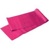Delta Pilates Bandı Hafif Sert 120 x 15cm Egzersiz Direnç Lastiği (Uç Kısmı Açık) - Fuşya - Düşük Direnç
