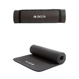 Delta Pilates Minderi Yoga Matı 10mm Siyah TNF 516