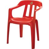 Delta Plastik Bahçe Sandalyesi - Kırmızı