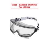 Delta Plus Galeras Google İş Gözlüğü | UV Koruma, Ergonomik Tasarım, Geniş Görüş, Dayanıklı Lens