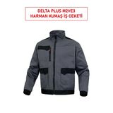 Delta Plus M2VE3 İş Ceketi | Harman Kumaş, Çok Cepli, Ergonomik ve Dayanıklı Çalışma Montu