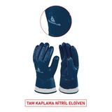 Delta Plus N1175 Nitril Tam Kaplama İş Eldiveni | Petrolcü Tipi No:10