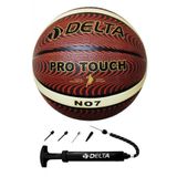 Delta Pro Touch 7 Numara Dura-Strong Deluxe Basketbol Topu + Cok Fonksiyonlu Top Pompasi Ikili Set