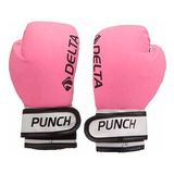 Delta Punch Dura Strong Pembe Beyaz Boks Eldiveni
