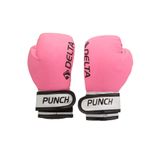 Delta Punch Pembe Boks Eldiveni 4 OZ – Çocuk & Genç Kick Boks, Muay Thai, Antrenman ve Sparring Eldiveni