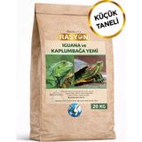 Delta Rasyon Iguana & Kaplumbağa Yemi Küçük Taneli – Tam Besleyici Sürüngen Yemi - 20 KG