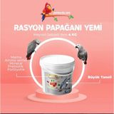 Delta Rasyon Meyveli & Sebzeli Büyük Taneli Papağan Ek Yemi – Lifli Premium Karışım Kuş Yemi - 5 KG