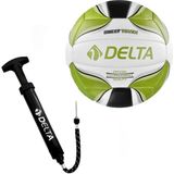 Delta Rivo Dikişli 5 Numara Voleybol Topu + Top Pompası - Yeşil
