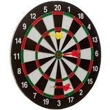 delta spor Dart Seti 38 cm (15 İnç) + 6 Dart Oku (6 Gr) Hedef Tahtası