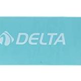 delta spor Latex 10 Adet Aerobik Pilates Direnç Egzersiz Bandı Squat Çalışma Lastiği,Turkuaz,Hafif