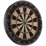 delta spor Sisal Dart Seti 45 Cm (18 İnç) Büyük Boy + 6 Dart Oku (18 Gr) Hedef Tahtası