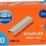 Delta Staples Zımba Teli Gri No-10 1 Kutu 1000 Adet Kod-1622