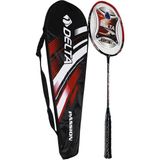 Delta Tek Parça Halinde Üretim Fiberglas Passion Badminton Raketi Ve Deluxe Badminton Çantası Seti