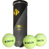 Delta Tenis Topu 3'lü Kutulu Vakumlu Tüpte - TBV 923 Sarı Renkli Yüksek Performanslı Toplar
