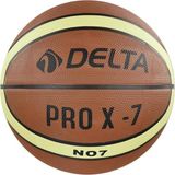 Delta Unisex Basketbol Topu Pro x 7, Turuncu, 7 Numara - Çok Renkli