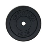 Delta Unisex Dura-Strong Döküm Plaka Çiftli 10 Kg X 2 Adet Plaka, Siyah, 20 Kg