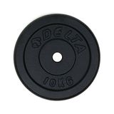 Delta Unisex Dura-Strong Döküm Plaka Çiftli 10 Kg X 2 Adet Plaka, Siyah, 20 Kg