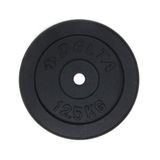 Delta Unisex Dura-Strong Döküm Plaka Çiftli 12,5 Kg X 2 Adet Plaka, Siyah, 25 Kg