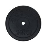 Delta Unisex Dura-Strong Döküm Plaka Çiftli 20 Kg X 1 Adet Plaka, Siyah, 20 Kg