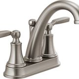 Delta Woodhurst 2 Saplı Metal Tahliye Tertibatı ile Banyo Musluğu, Paslanmaz (2532LF-SSMPU)