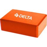 Delta Yoga Blok Turuncu Eva Yoga Köpüğü Yoga Bloğu Pilates Seti Denge ve Destek İçin 7,5 x 15 x 23 cm