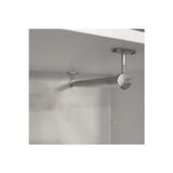 Deltaaks Dolap Içi (50Cm) Krom Yuvarlak Askı Borusu( Askı Borusu +Flanş+Vida) - Dolap İçi Düzenleyiciler - 2