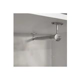 DELTAAKS DOLAP İÇİ (60CM) KROM YUVARLAK ASKI BORUSU(ASKI BORUSU +FLANŞ+VİDA)