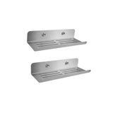 DELTAHOME Paslanmaz Çelik 2 Adet 24 Cm Banyo Duş Rafı Düzenleyici -vidalı Montaj- Model: München