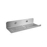 DELTAHOME Paslanmaz Çelik 24cm Banyo Duş Rafı Vidalı Montaj Model: München inox
