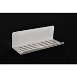 Deltahome Paslanmaz Çelik 28CM Banyo Rafı Duş Rafı - Yapışkanlı Montaj - Anında Kolay Montaj - - Çok Renkli